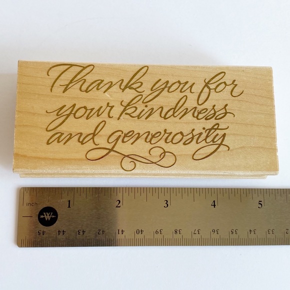 Lot of 3 Wooden Rubber Stamper - Picture 5 of 6